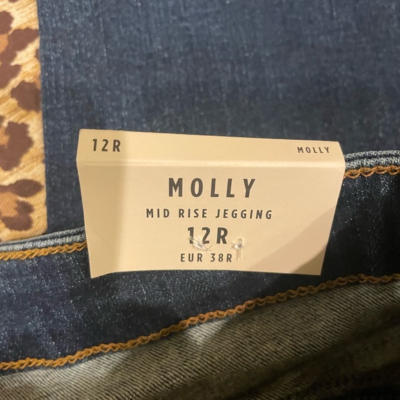 NWT River Island Molly cropped mid rise jegging jean 12 - Picture 3 of 6
